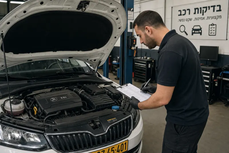 בדיקת רכב לפני קנייה, המדריך המלא ל-2025
