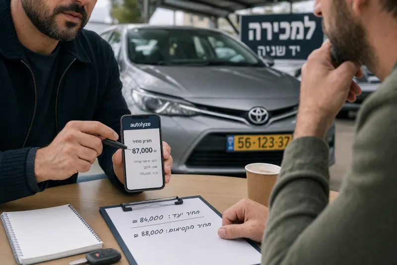 איך לנהל משא ומתן על רכב יד שנייה בלי להישחק