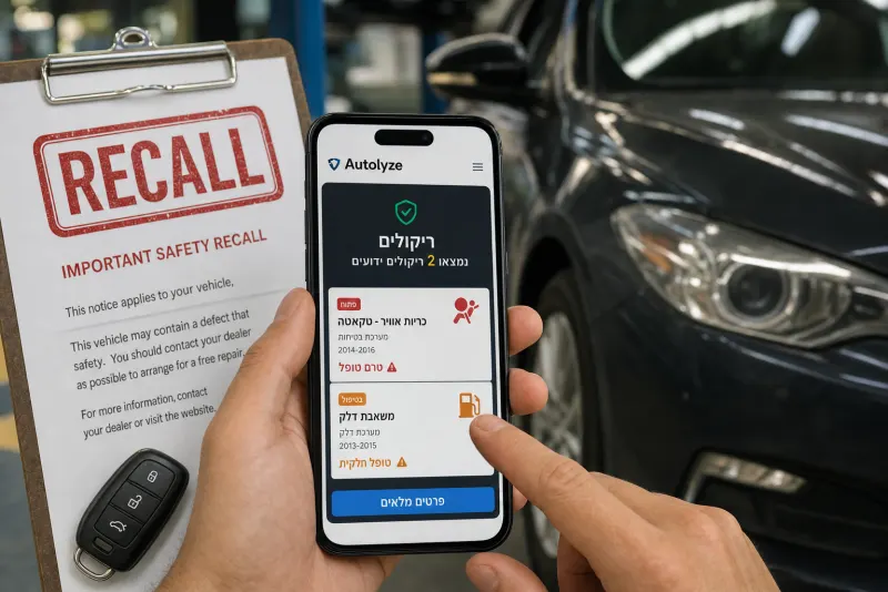 ריקול ברכב, איך Autolyze סורקת מכל המקורות כדי שתדעו לפני שקונים